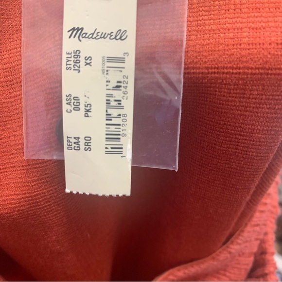 Madewell Fluttery Off-The-Shoulder Texture And Thread Mini Dress - Picture 6 of 6